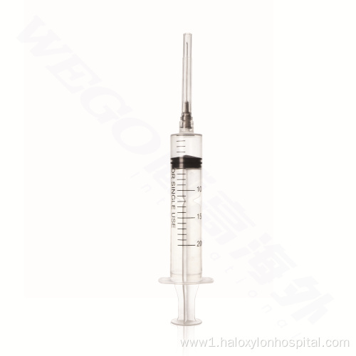 Medical Large Injectable 5ml Disposable Syringe With Needle